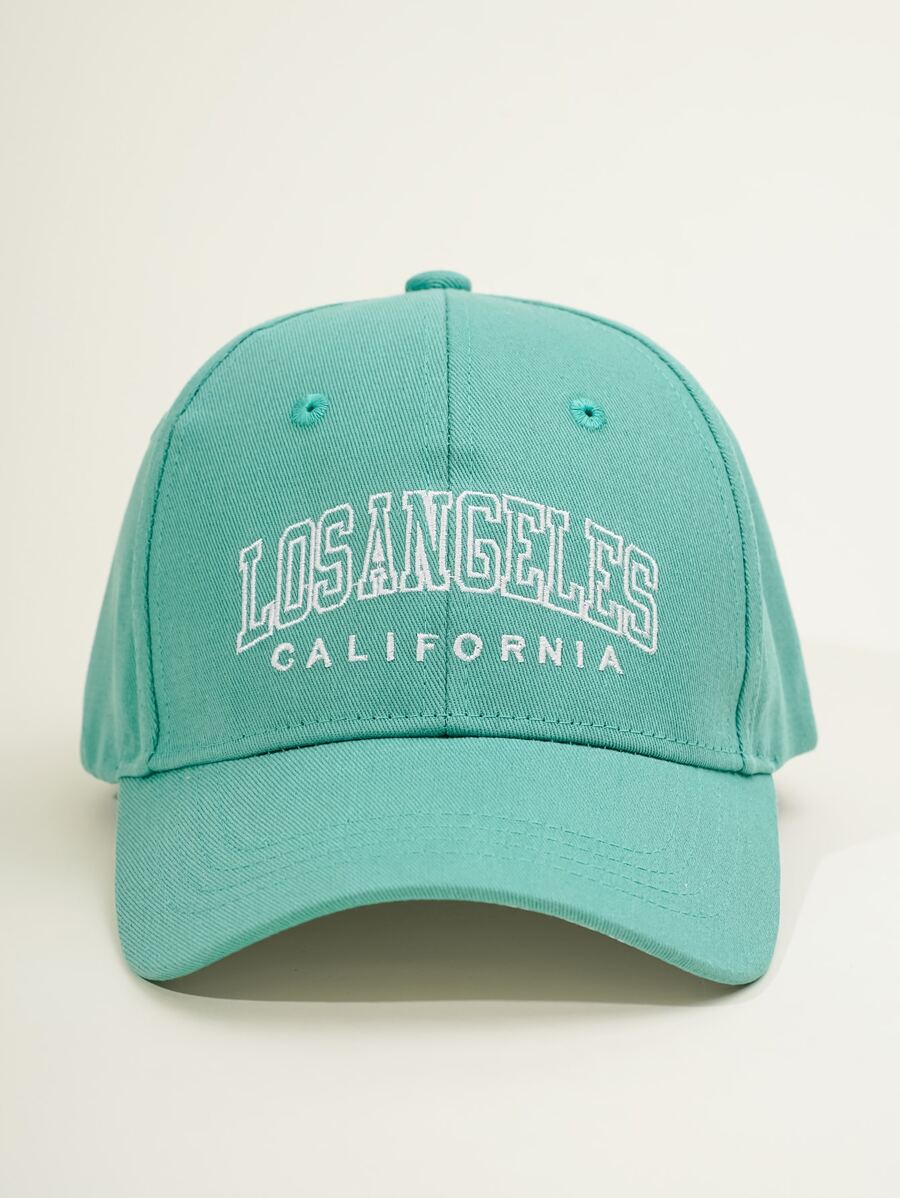 Mũ bóng chày thêu chữ - màu xanh lá - Xem 1