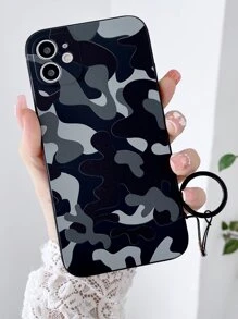 迷彩印花手机壳，兼容 15/15 Plus/15 Pro/15 Pro Max国际版，非国内版 - 彩色 - 查看 2