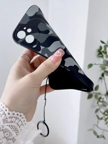 迷彩印花手机壳，兼容 15/15 Plus/15 Pro/15 Pro Max国际版，非国内版 - 彩色 - 查看 4