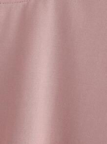 Manfinity Homme Men Color Block Letter Graphic Contrast Trim Tee - Dusty Pink - View 3