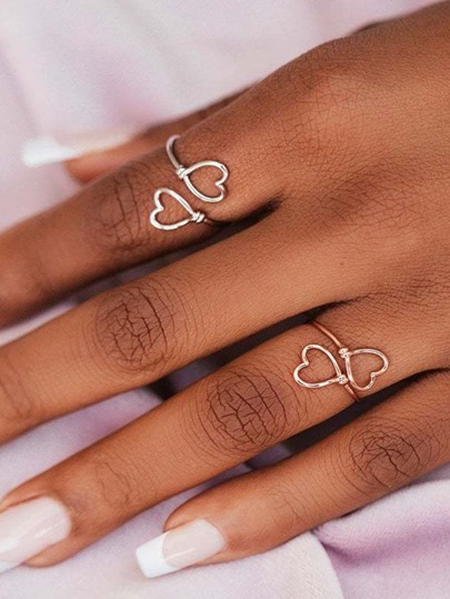 Heart Decor Wrap Ring