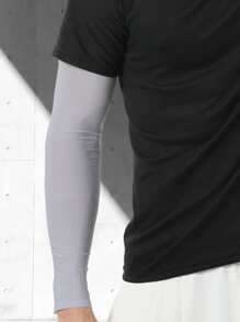 Sun Protective Anti UV 1pair Sun Protection Sports Sleeves - Light Grey - View 1