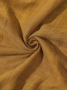 1入組嬰兒素色繈褓毯 - 黃色 - 查看 2