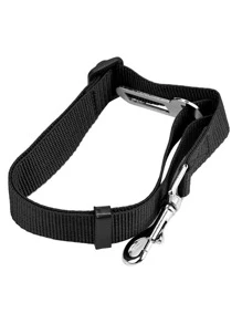 1入組寵物汽車安全帶 - 黑色 - 查看 2