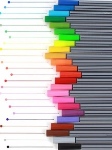24入組混色記號筆 - 彩色 - 查看 2