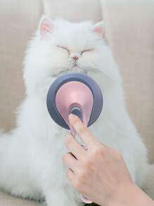 1pc Color Block Pet Hair Comb - Multicolor - View 2