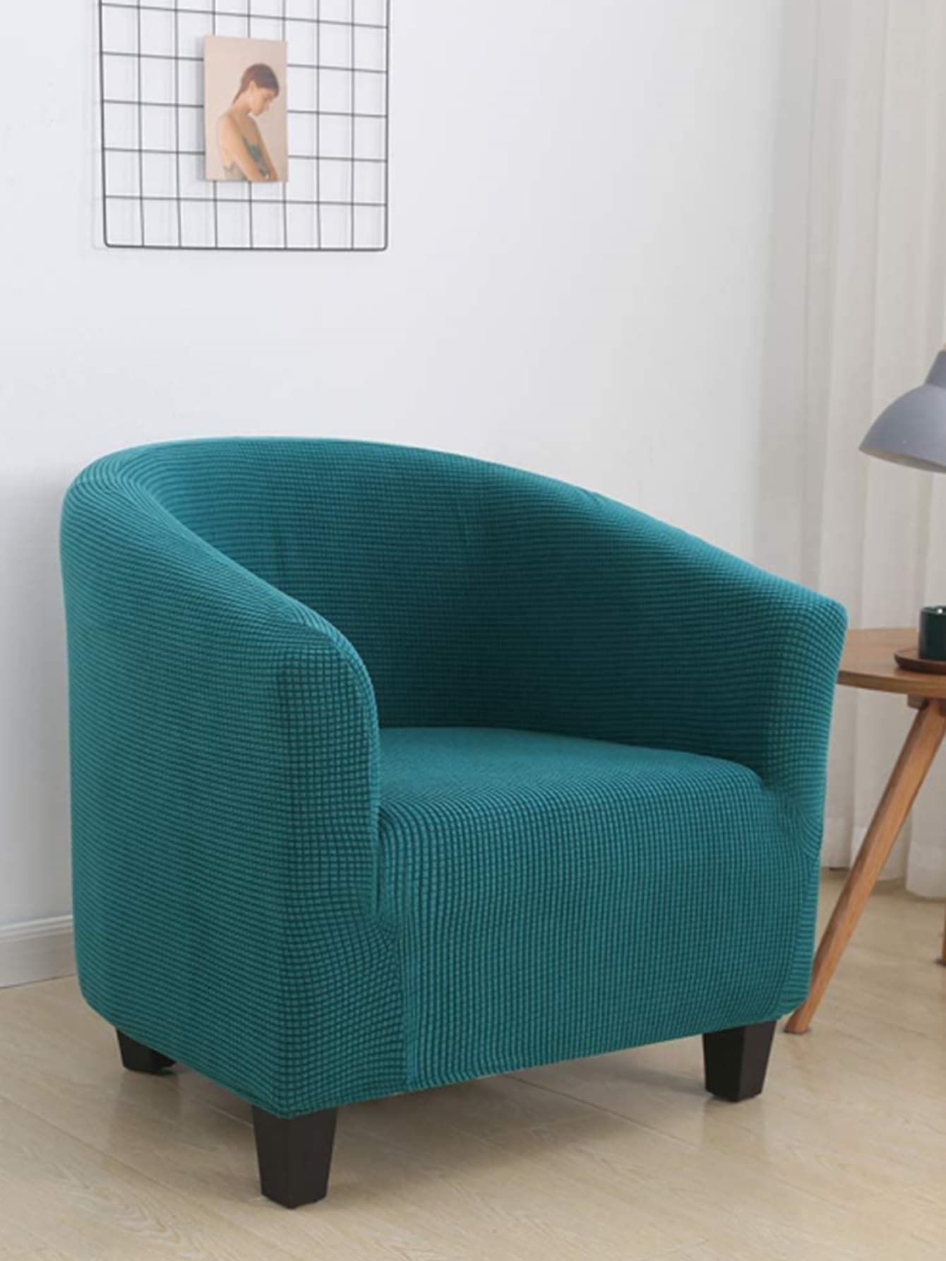 Tấm bọc ghế sofa co giãn chắc chắn - Màu xanh lam - Xem 1