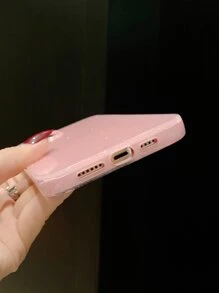 Pink Glitter Phone Case Compatible With IPhone 11,IPhone 13,IPhone 14 Pro Max - Pink - View 3