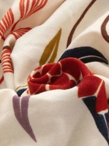 1pc Floral Print Sofa Seat Cushion Cover - Multicolor - View 4