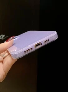 Apple Glitter Phone Case Compatible With IPhone 11,IPhone 13,IPhone 14 Pro Max - Purple - View 3