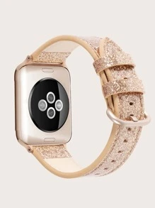 1 Dây đeo đồng hồ Apple Dây đeo đồng hồ Apple Dây đeo đồng hồ Apple Dây đeo bằng da màu vàng hồng sáng bóng ngọc trai sang trọng cao cấp Tương thích với Apple Watch Ultra 2 1 Se S9 8 7 6 5 4 3 2 1 Series Phụ kiện thay thế đồng hồ thông minh dành cho nữ Smartwatch38mm40mm41mm42mm44mm45mm49mm Dây đeo cổ tay Dây đeo đồng hồ Apple - Hoa hồng vàng - Xem 2