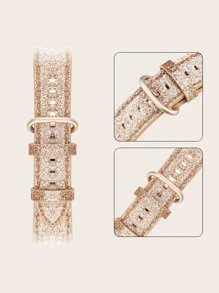 1 Dây đeo đồng hồ Apple Dây đeo đồng hồ Apple Dây đeo đồng hồ Apple Dây đeo bằng da màu vàng hồng sáng bóng ngọc trai sang trọng cao cấp Tương thích với Apple Watch Ultra 2 1 Se S9 8 7 6 5 4 3 2 1 Series Phụ kiện thay thế đồng hồ thông minh dành cho nữ Smartwatch38mm40mm41mm42mm44mm45mm49mm Dây đeo cổ tay Dây đeo đồng hồ Apple - Hoa hồng vàng - Xem 3