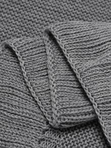 1 Pieza Manta De Bebé Tejida Para Envolver - Gris - Ver 6