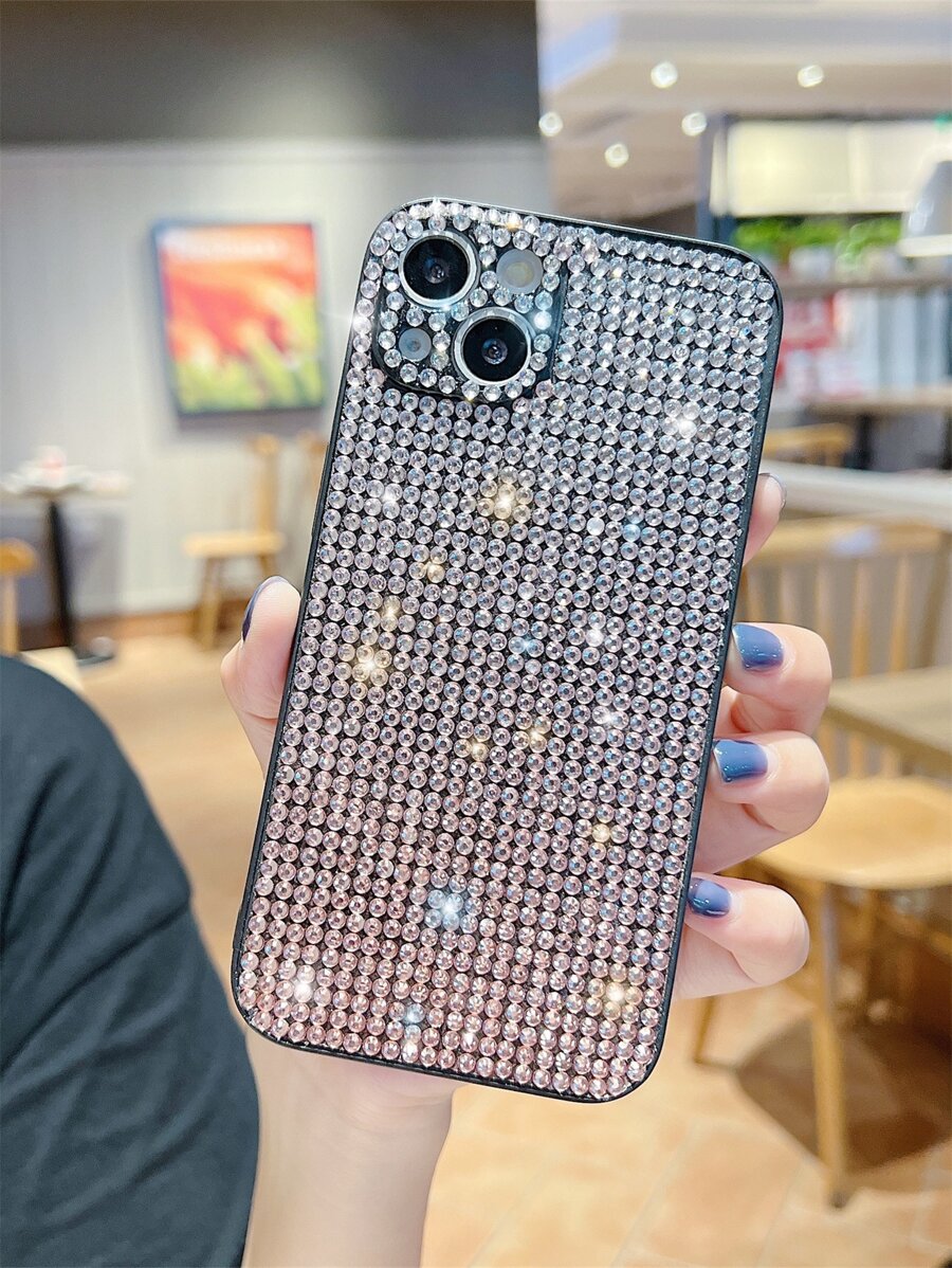 Rhinestone Decor Phone Case - Multicolor - View 1