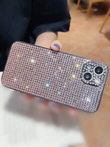 Rhinestone Decor Phone Case - Multicolor - View 3