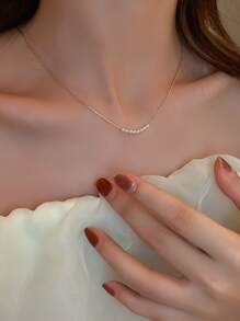 Andkiss Đồ trang trí Ngọc Trai giả Dây chuyền - Nhiều màu - Xem 5