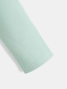 SHEIN Girls Open Front Jacket - Mint Green - View 4