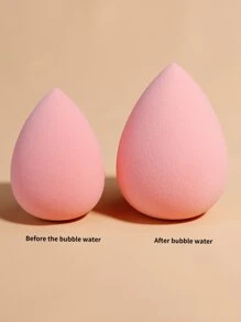 1个水滴形化妆海绵和5个化妆粉扑，价格实惠，适合作为圣诞礼物，化妆品，化妆工具，便宜好物，礼品，女士礼品，圣诞礼物