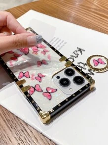 方形指環支架手機殼,適用於iphone X/xs/xr/xs Max/11/11 Pro/11 Pro Max/12/12 Pro/13/13 Pro/13 Pro Max/14/14 Pro/14 Pro Max/14 Plus/15/15 Pro/15 Pro Max/15 Plus/samsung Z Flip 3/z Flip 4/z Flip 5/s21 Ultra/s22 Ultra/s23 Ultra/s24 Ultra等型號 - 彩色 - 查看 2