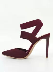 Automne/Hiver 2025 Élégantes Escarpins à Talon Haut et Bout Pointu avec Bande Élastique, Tenues Élégantes pour Soirée