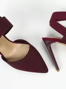 Automne/Hiver 2025 Élégantes Escarpins à Talon Haut et Bout Pointu avec Bande Élastique, Tenues Élégantes pour Soirée