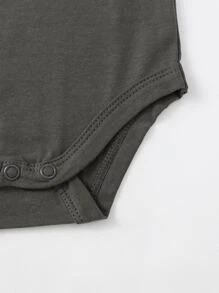 嬰兒5入組素色吊帶連體衣