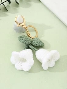 波西米亚风时尚钥匙扣吊坠背包配饰，适合上学、开车等场合，可爱哥特风Y2K圣诞礼物包挂饰，汽车配饰，送给老师、朋友、姐妹的礼物创意 - 彩色 - 查看 1