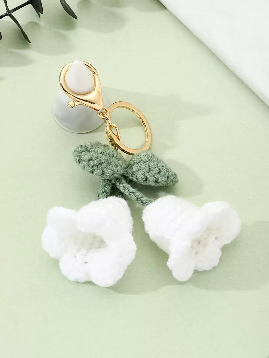 波西米亚风时尚钥匙扣吊坠背包配饰，适合上学、开车等场合，可爱哥特风Y2K圣诞礼物包挂饰，汽车配饰，送给老师、朋友、姐妹的礼物创意 - 彩色 - 查看 1