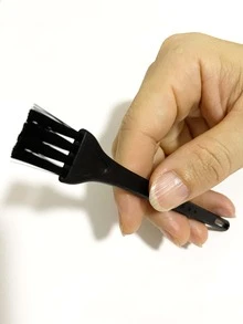 5 piezas cepillo de limpieza de teclado unicolor - Negro - Ver 3