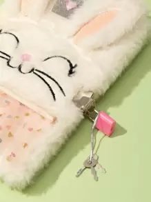 1pc Phim hoạt hình sang trọng Khóa Thỏ Máy tính xách tay - Nhiều màu - Xem 5