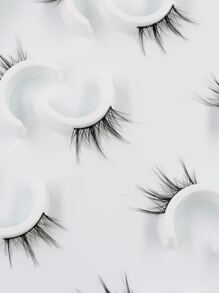 漫畫睫毛,6對超長假睫毛 - 黑色 - 查看 5