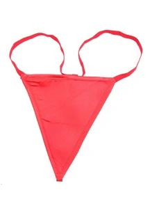 新年派对情人节假日塑身文胸上衣和丁字裤套装 - 紅色 - 查看 5