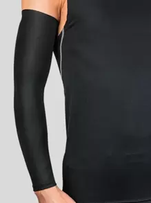 1pc Sports Arm Sleeve - Black - View 1