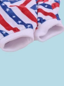 1 st husdjur med självständighetsdagen-tema, unik vardagsoutfit för hundar, tidsbegränsat specialerbjudande - Multifärgad - Visa 4