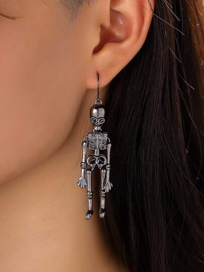 Skeleton Drop Earrings