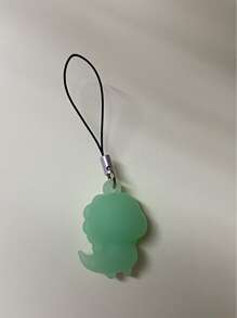 Blue Dinosaur Mobile Phone Pendant - Green - View 2