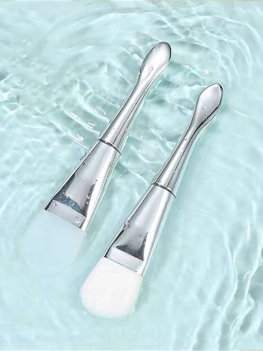2pcs Metallic Facial Sheet Brush - Grey - View 1