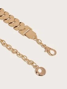 Minimalist Chain Belt - Gold - View 4
