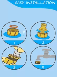 1pc Round Pet Bath Pool For Dog And Cat For Shower - Blue - View 5