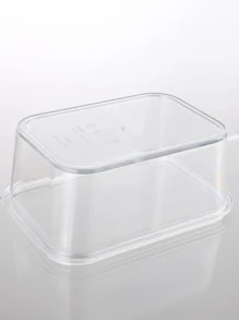 1入組950ml透明食物儲藏盒 - 黑色 - 查看 5