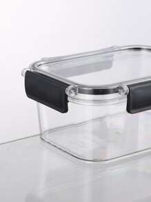 1入組950ml透明食物儲藏盒 - 黑色 - 查看 7