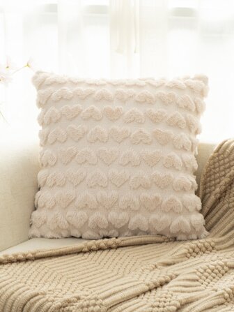 duveteux cœur Housse de coussin sans cœur huppé Jeté Taie d'oreiller pour domicile