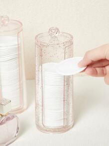 SHEIN BASIC LIVING獨家面膜收納盒-玫瑰金閃粉