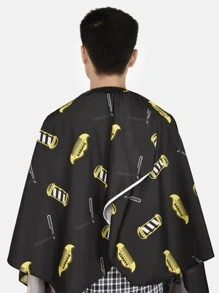 1pc Star & Letter Graphic Haircutting Bibs Barber Store Haircutting Bib Adult Waterproof Anti-Static Perm Dyeing Non-Stick Hair Bib,Hair Tools,Hair Products And Accessories For Barber Salon Beauty Travel Essentials,Back To School,Travel Holiday Essentials,Hair Accessories For Women,Slick Back Brush,Barber Accessories,Hair Dryer,Hair,Barber,Hair Tools,Hair Products,Hair Accessories,Edge Brush,Styling Brush,Barber Accessories,Travel,Hair Dryer,Hair Stuff,Hair Spray,Hair Accessories,Curly Hair Products,Hairdressing Equipment,Accessories,Hair Cutting Scissors,Christmas,Barbershop,Barber Accessories,Hair Accessories,Hairdressing - Multicolor - View 2