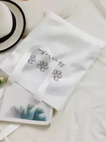 Túi Xách tay Nữ Hoa Đôi tay cầm Sẵn sàng - Nhiều màu - Xem 3