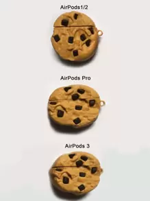 卡通饼干硅胶耳机壳 兼容苹果系列无线耳机型号保护套 - 彩色 - 查看 4