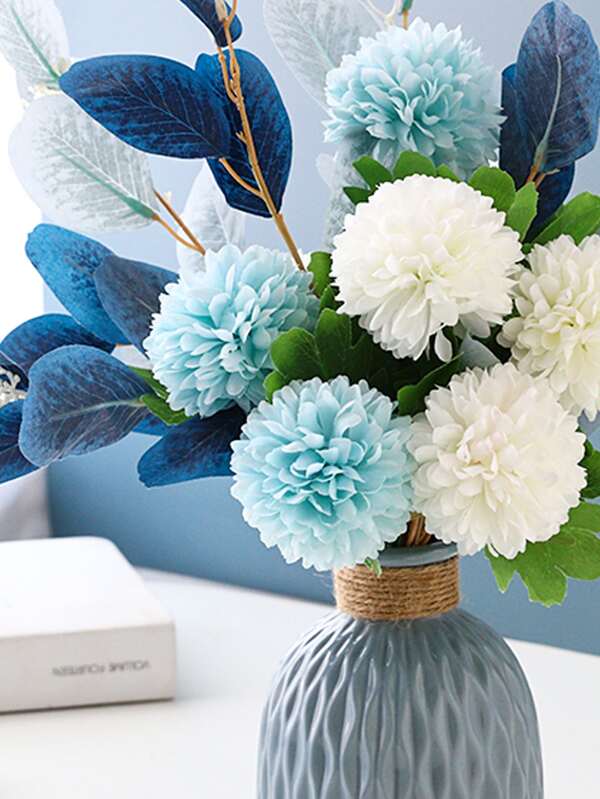 SHEIN X WOTP 1pc Artificial Flower Bouquet, Polyester Fake Flower, DIY