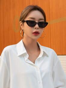 DAZY Hoa tai vòng tối giản - Vàng - Xem 3