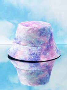 1pc Reversible Starry Sky Print Bucket Hat, Ideal Gift For Women Outdoor Travel & Vacation