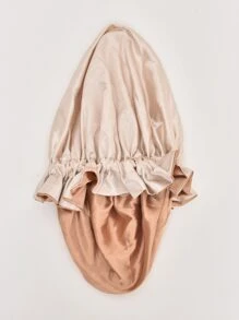 1pc Women Stylish Solid Satin Hair Bonnet Silk Bonnet Satin Bonnet Valentine's Day Valentines